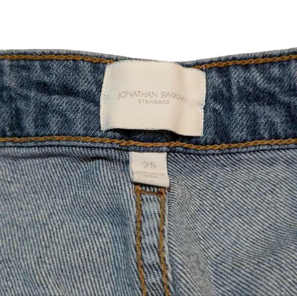 Jonathan Simkhai Wiley Medium Wash Jogger Denim Jeans Size 25 - Picture 6 of 11